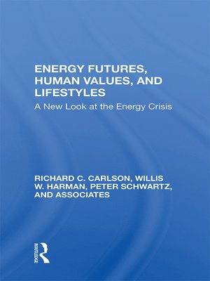 cover image of Energy Futures, Human Values, and Lifestyles